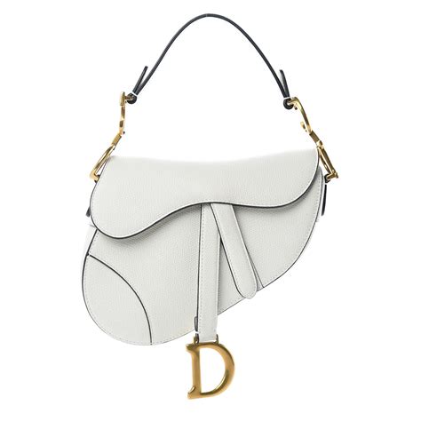 white dior purse|christian dior saddle bag white.